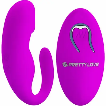 Pretty Love Remote-Controlled Silicone Vibrating Clamp - 12 Modes, USB Rechargeable