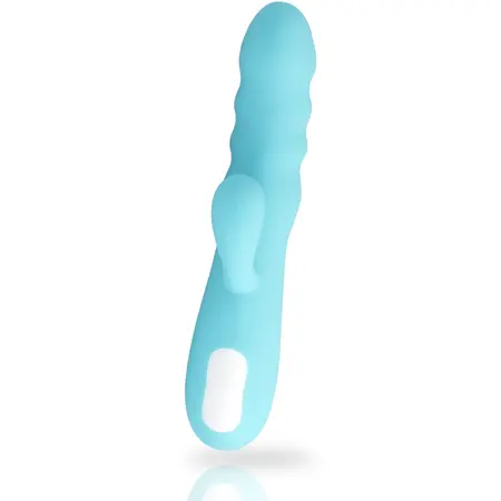MIA Eiffel Tirkizni Silikonski Intimni Uređaj sa Dva Motora 20.7cm