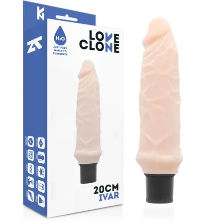 Loveclone Ivar Intimni Uređaj 20 cm Samopodmazujući, Podesiva Vibracija