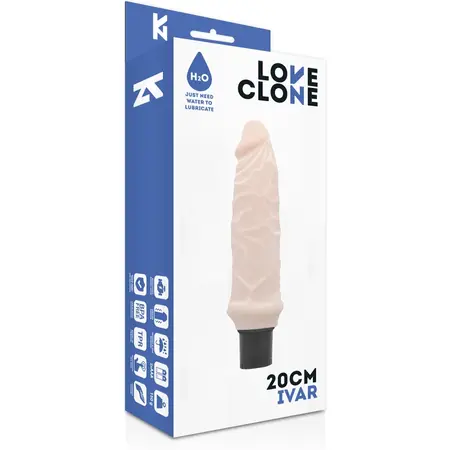 Loveclone Ivar Intimni Uređaj 20 cm Samopodmazujući, Podesiva Vibracija