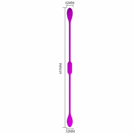 Pretty Love Dream Lovers Flexible Unisex Dual-Motor Vibrating Whip 12 Modes
