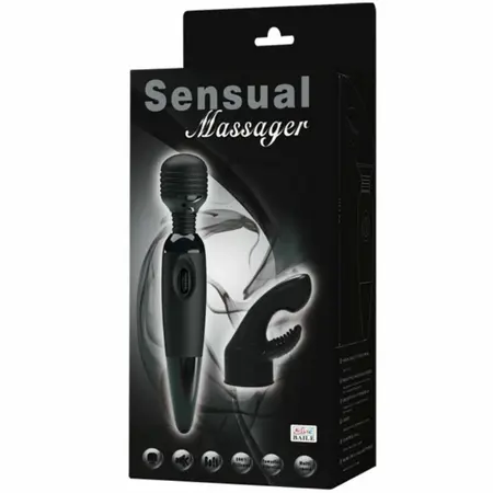 Baile Sensual Massager - Rechargeable Wand with Interchangeable Head
