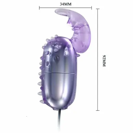 Baile Super Vibrator - Kompaktno Vibrirajuće Jaje sa Daljinskim Upravljačem, Ljubičasto