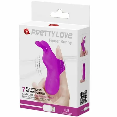Pretty Love Smart Rechargeable Finger Device with Dual Stimulating Ears