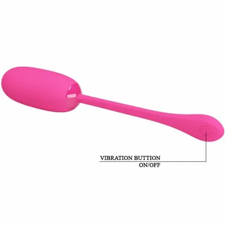 Pretty Love Smart Julius Wireless Vibrating Egg, 12 Modes, USB, Pink