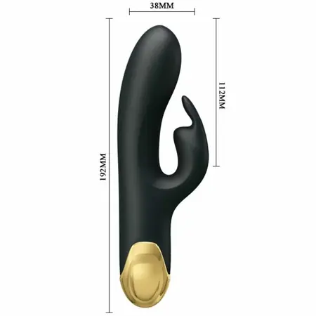 Pretty Love Smart Double Vibrator - Medical Silicone, USB, IPX7 Waterproof