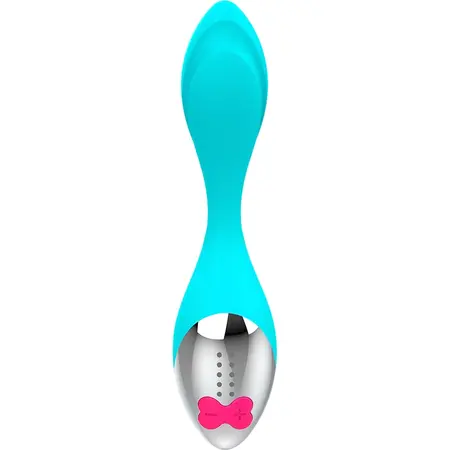HAPPY LOKY Mini Fun Vibrator Tirkizni USB Punjiv Vodootporan 19.5cm