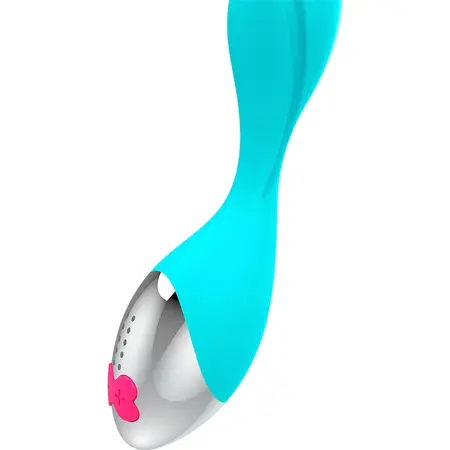HAPPY LOKY Mini Fun Vibrator Tirkizni USB Punjiv Vodootporan 19.5cm