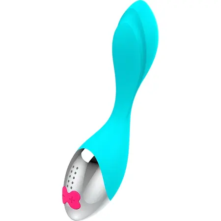 HAPPY LOKY Mini Fun Vibrator Tirkizni USB Punjiv Vodootporan 19.5cm