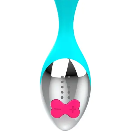HAPPY LOKY Mini Fun Vibrator Tirkizni USB Punjiv Vodootporan 19.5cm