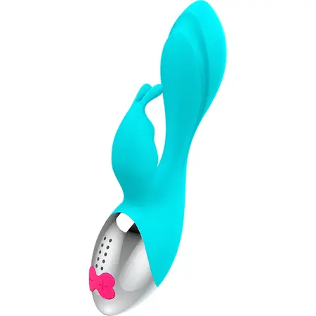 HAPPY LOKY Miki Rabbit Tirkizni Dvomotorni Intimni Sistem 19.5cm