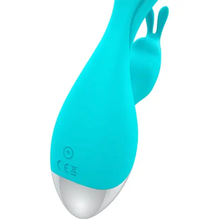 HAPPY LOKY Miki Rabbit Tirkizni Dvomotorni Intimni Sistem 19.5cm
