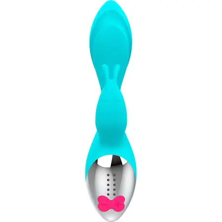 HAPPY LOKY Miki Rabbit Tirkizni Dvomotorni Intimni Sistem 19.5cm