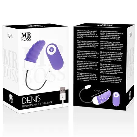 Mr Boss Denis Daljinsko Jaje Za Stimulaciju, 10 Režima, USB, Ljubičasto