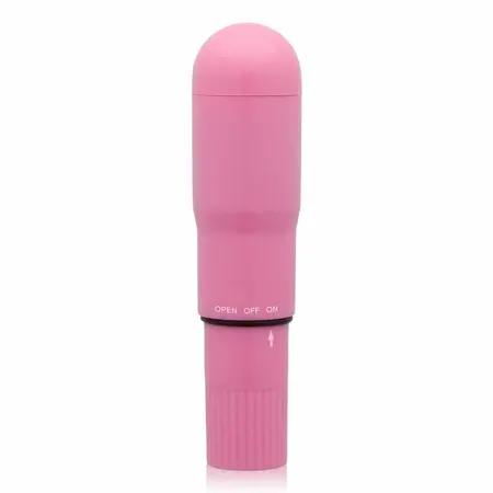 Glossy Deep Rose Pocket Vibrator - Kompaktni Vodootporni Model ABS