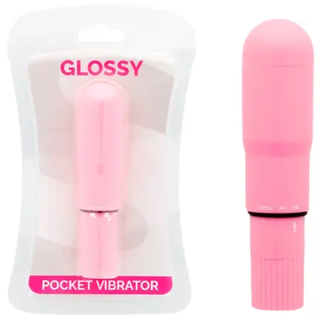 Glossy Pocket Vibrator Ružičasti - Kompaktni Vodootporni ABS Model 107mm
