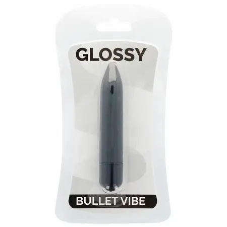 Glossy Brilliant Thin Vibe Crni 87mm - Diskretni Vodootporni Model