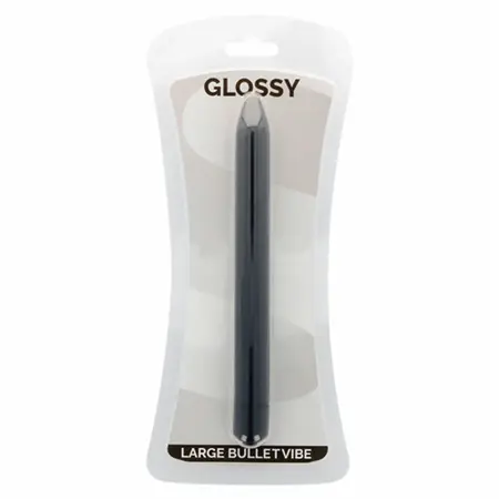 Glossy Brilliant Slim Vibrator Crni 165mm - Vodootporni ABS Model
