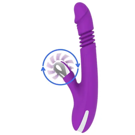 FUN FUNCTION Bunny Funny Up & Down 2.0 Silikonski Intimni Uređaj Ružičasti 24cm
