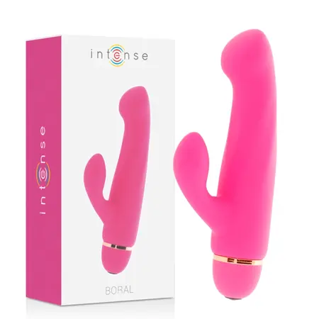 Intense Boral Silikonski Ružičasti Višebrzinski Intimni Uređaj 17.8cm