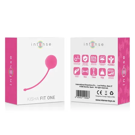 Intense Kisha Fit One Silikonske Pelvičke Loptice Za Vežbanje Fuksija 4x13cm