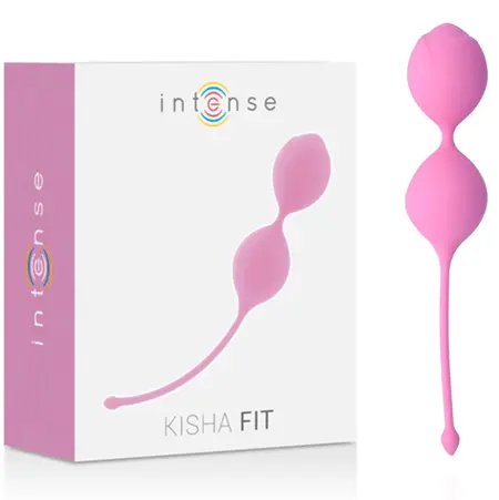 Intense Kisha Fit Silikonski Pelvički Trening Sistem Ružičasti 84g 3.5x20cm
