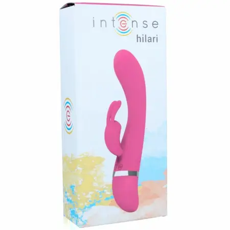 Intense Hilari Ružičasti Silikonski Luxe Dvomotorni Fleksibilni Masažer 18.9cm