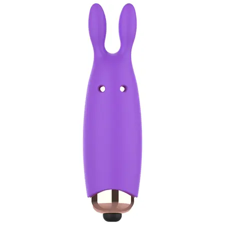 Womanvibe Bugsy Silikonski Dvostruki Intimni Masažer, Roze, 7.3 cm