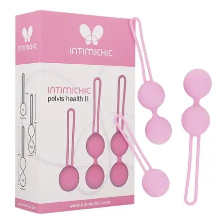 Intimichic Pelvis Health II Set za Jačanje Dna Karlice, 3 Veličine