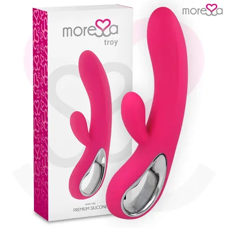 Moressa Troy Premium Silikonski Dvostruki Motor Punjivi Vibrator 20cm