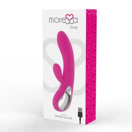 Moressa Troy Premium Silikonski Dvostruki Motor Punjivi Vibrator 20cm