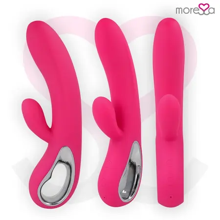 Moressa Troy Premium Silikonski Dvostruki Motor Punjivi Vibrator 20cm