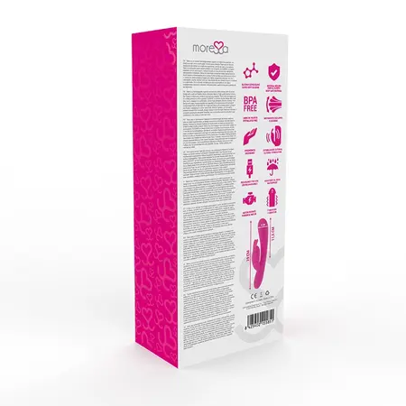 Moressa Telmo Premium Silikonski Punjivi Dvostruki Vibrator 19.5cm