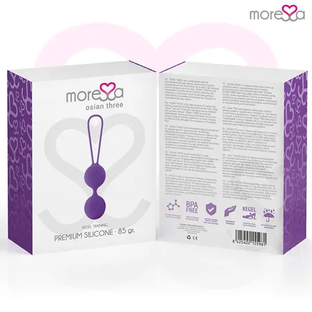 Moressa Osian Three Premium Ljubičasti - Silikonski Trener Dna Karlice 85g