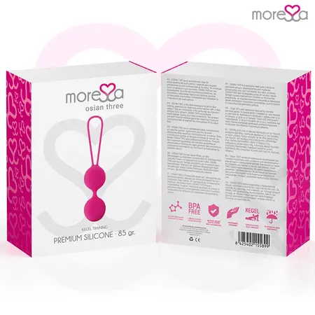 Moressa Osian Three Premium Silikonski Trener Dna Karlice Roze 85g