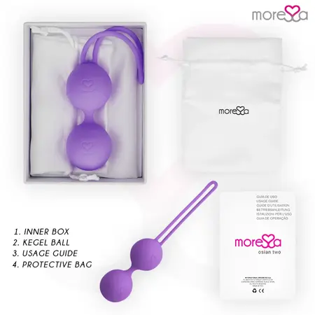 Moressa Osian Two Premium Silicone Pelvic Floor Trainer Lilac 101g