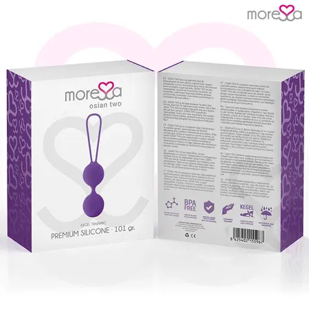 Moressa Osian Two Premium Silicone Pelvic Floor Trainer Lilac 101g