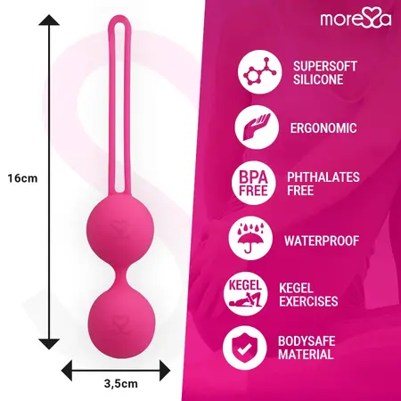 Moressa Osian Two Premium Silikonski Trener Dna Karlice Roze 35mm