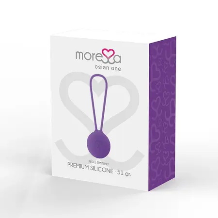 MORESSA Osian One Silikonska Loptica za Trening Dna Karlice Ljubičasta 34mm 51g