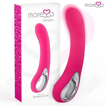 Moressa Nelson Premium Silicone Intimate Massager USB Rechargeable 20cm