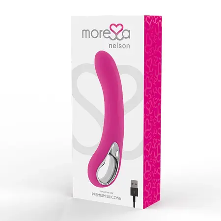 Moressa Nelson Premium Silicone Intimate Massager USB Rechargeable 20cm