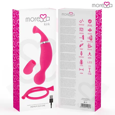 Moressa Kirk Duo Multi-Function Silicone Massager 12 Modes Rechargeable