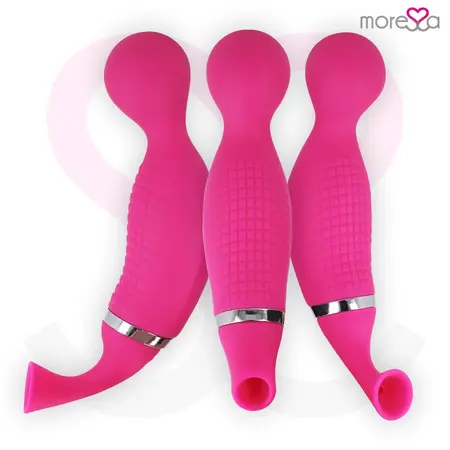 Moressa Kirk Duo Multi-Function Silicone Massager 12 Modes Rechargeable