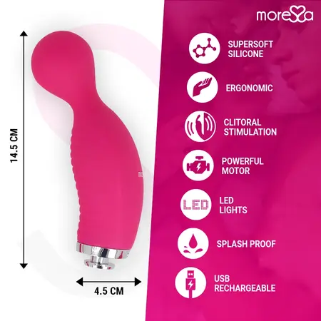 Moressa Kirk Duo Multi-Function Silicone Massager 12 Modes Rechargeable