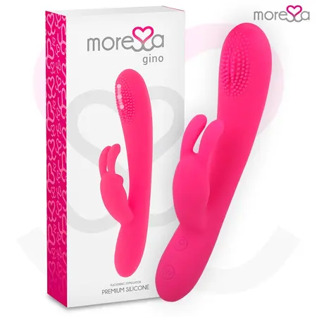 Moressa Gino Premium Silikonska Intimna Mašina Punjiva 190mm Ljubičasta