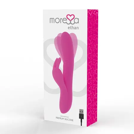 Moressa Ethan Premium Silikonski Dvostruki Motor Intimni Uređaj, USB, 205mm