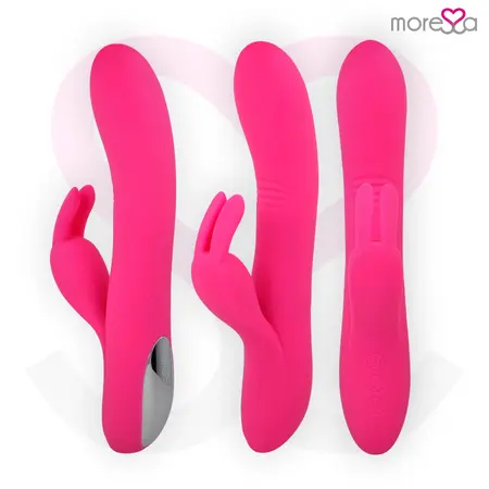 Moressa Ethan Premium Silikonski Dvostruki Motor Intimni Uređaj, USB, 205mm