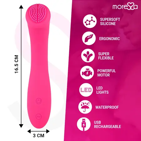 MORESSA Celso Premium Silikonski Punjivi Masažer 16cm Vodootporan