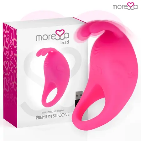 Moressa Brad Premium Silikonski Punjivi Intimni Prsten Roze