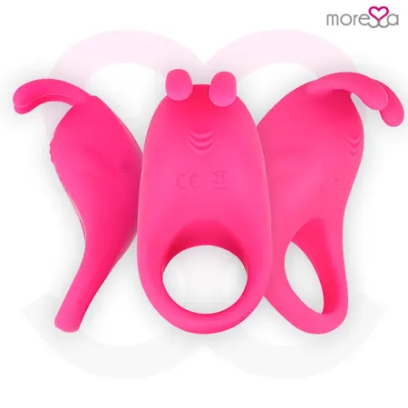 Moressa Brad Premium Silikonski Punjivi Intimni Prsten Roze